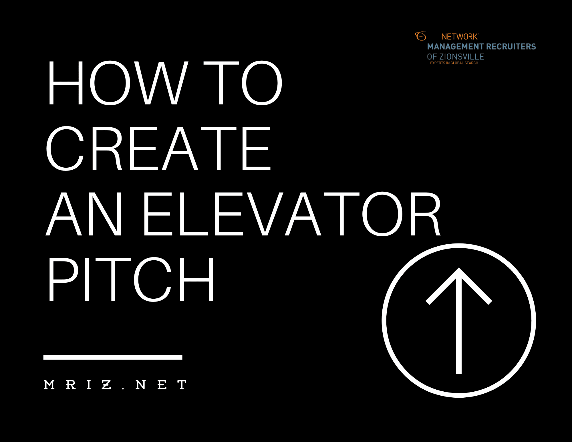 How To Create An Elevator Pitch Management Recruiters of Zionsville